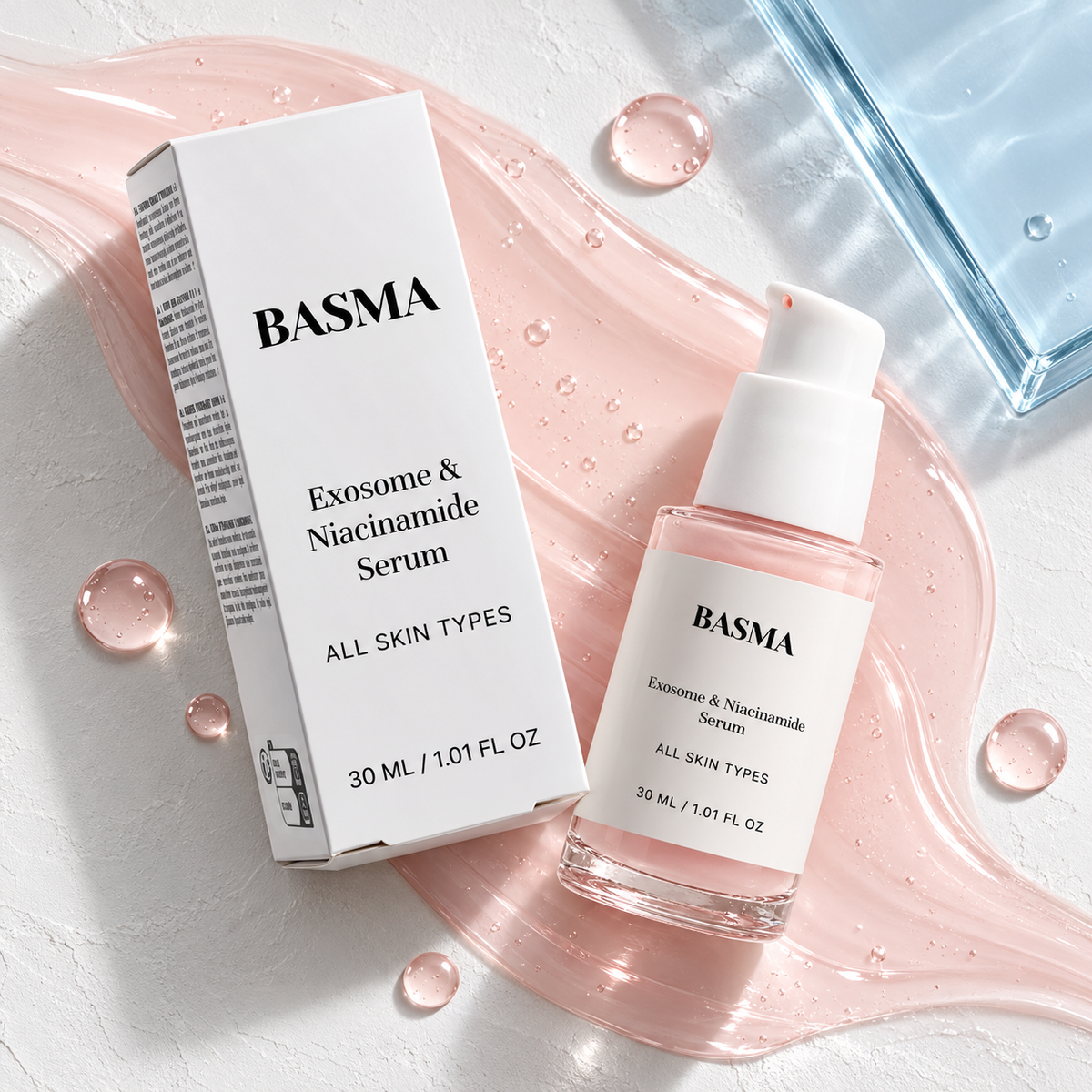 Basma Kosmetik Editorial: exosome rose serum