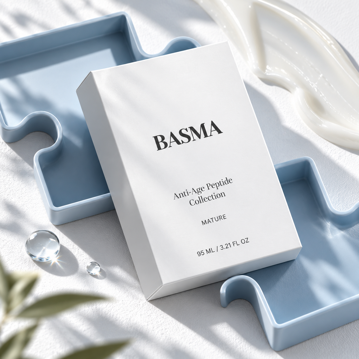 Basma Kosmetik Editorial: peptide collection blue puzzle